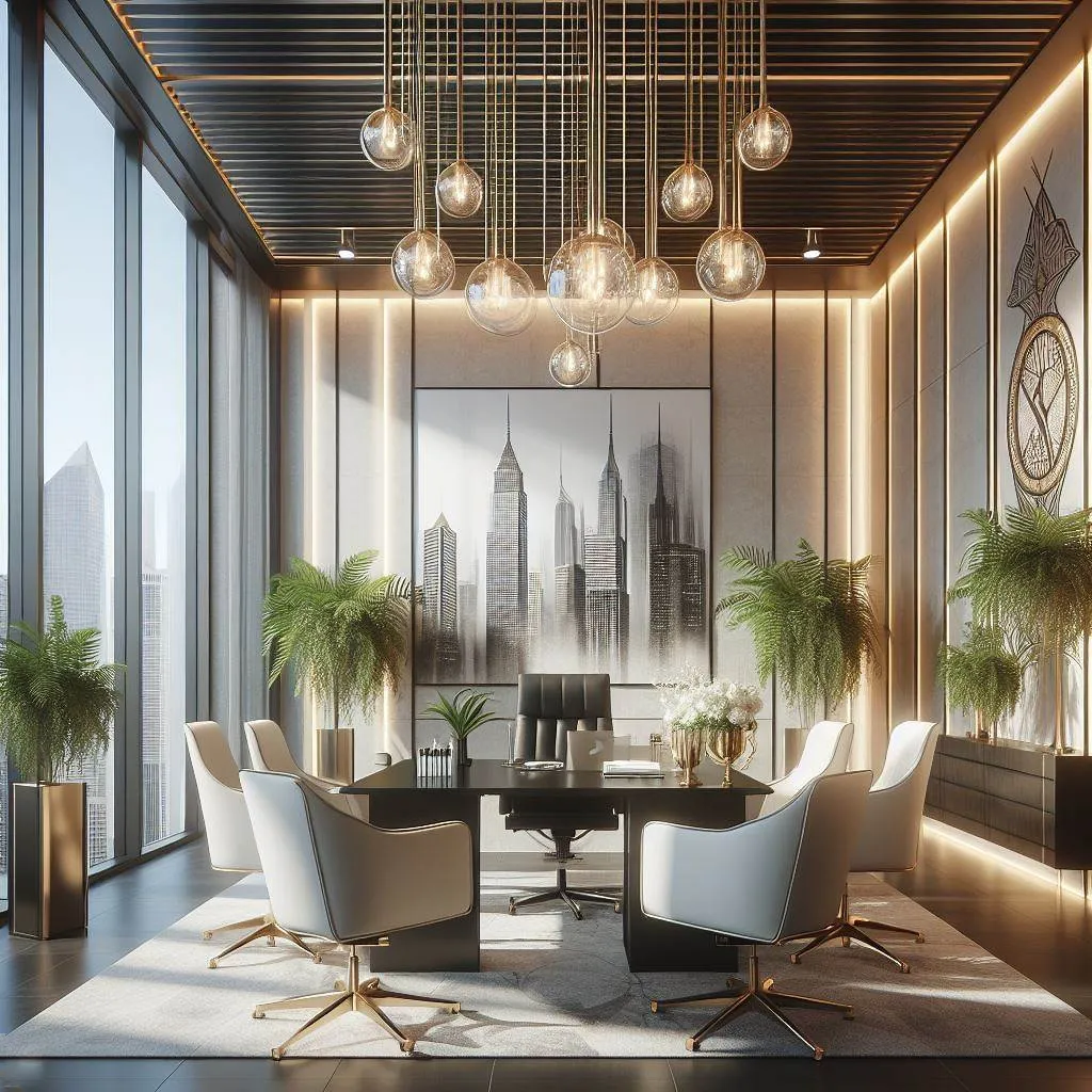 Corporate office decorations